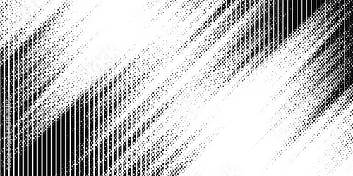Black and white abstract diagonal line pattern effect. Sporty design element for background or t-shirt design. Fully editable vector element