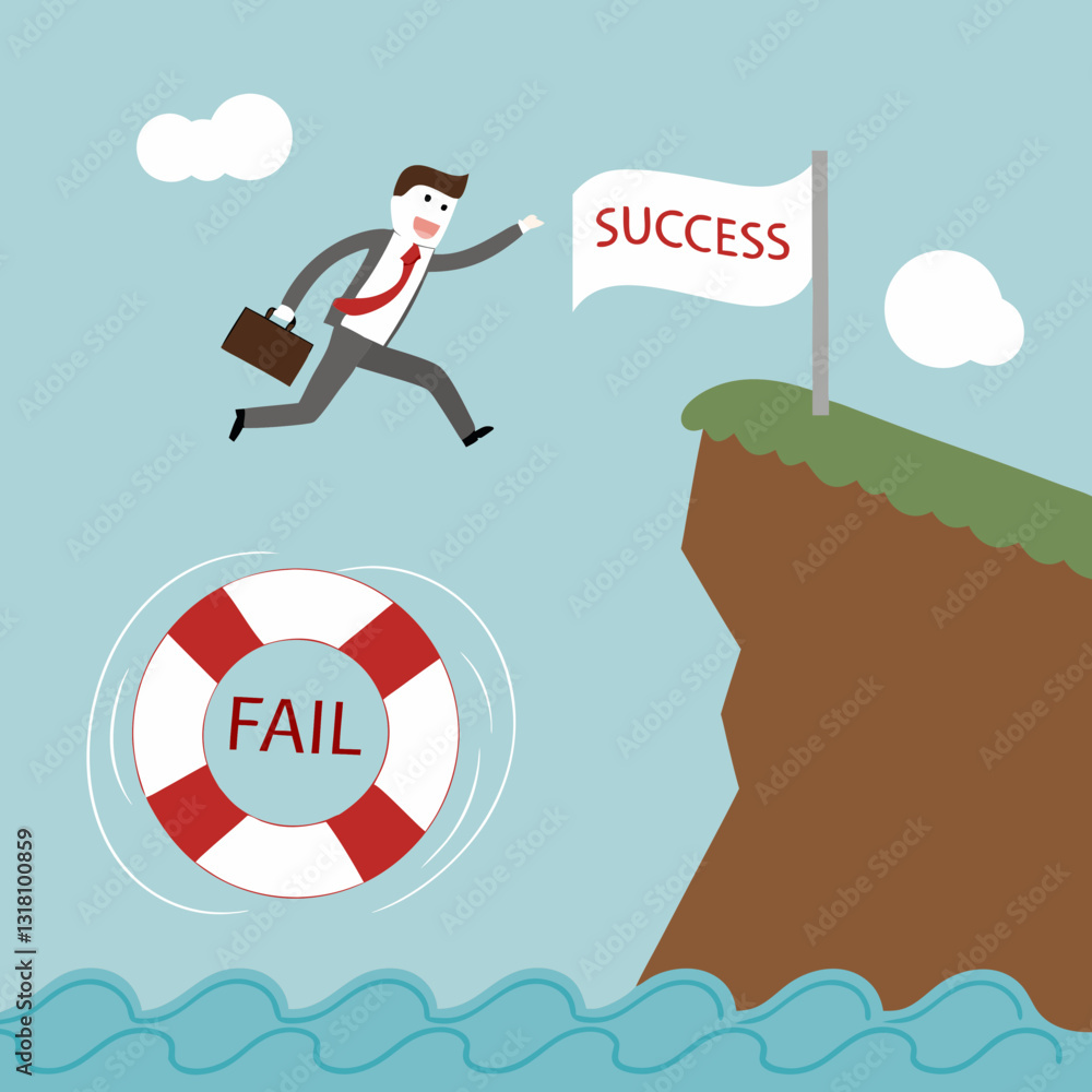 Reaching success after avoiding failure, achieving business objectives Reaching success after avoiding failure, achieving business objectives