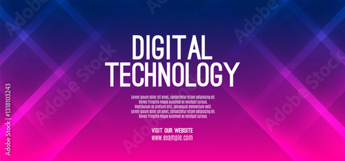 Purple blue gradient technology digital speed connect background, abstract pink cyber information communication, innovation future tech data, internet network connection, Ai big data line illustration