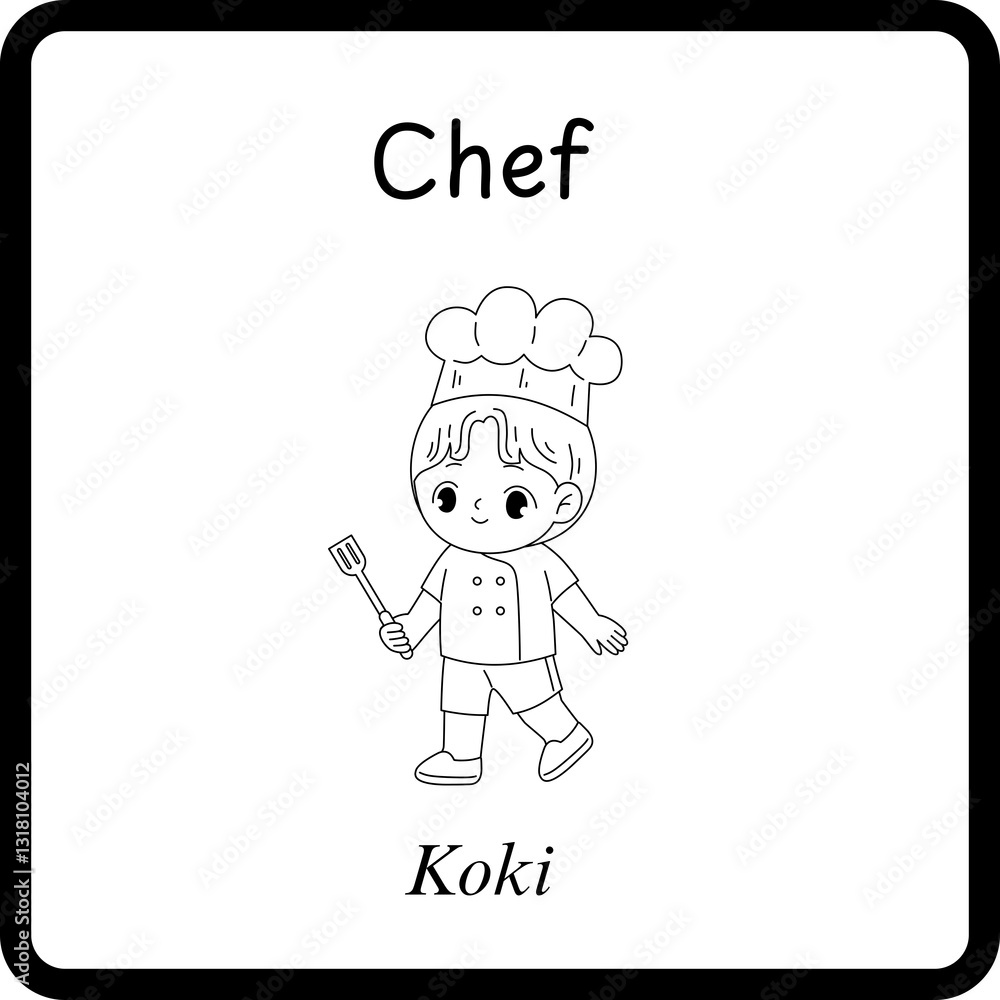 Profession Flashcard - Chef Profession Flashcard - Chef