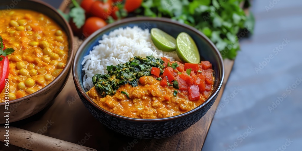 incredibly delicious indian curry in a bowl. incredibly delicious indian curry in a bowl.