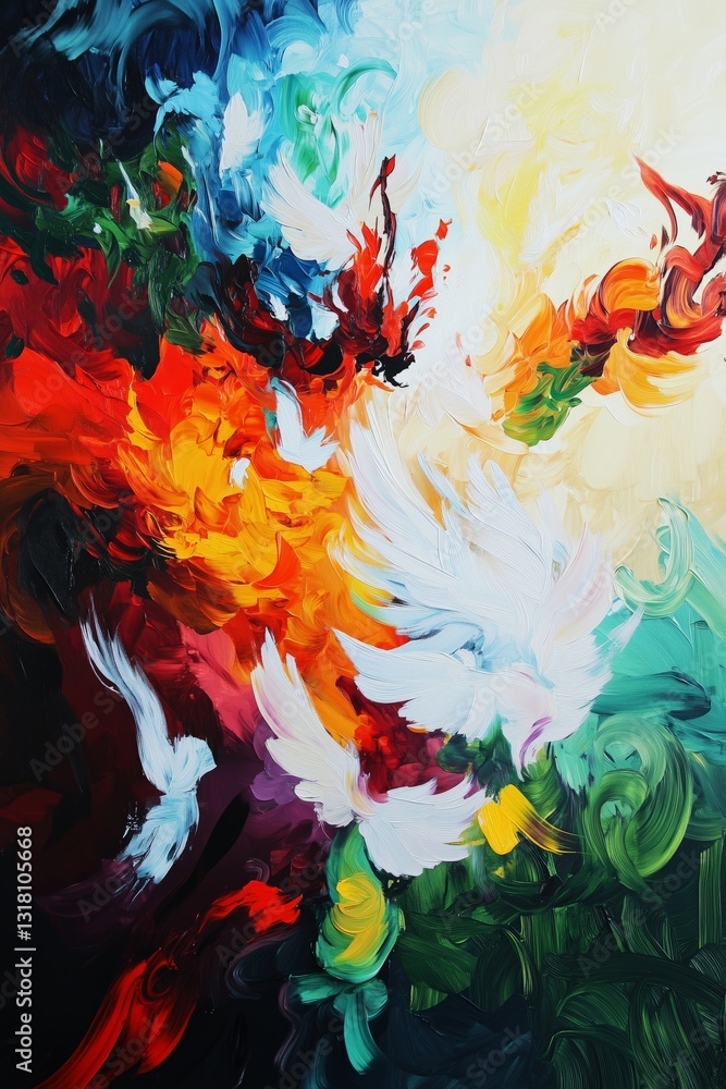 Black and Dark Academia style artwork and Oil Painting, home decor for moody and dark theme abstract painting abstract painting