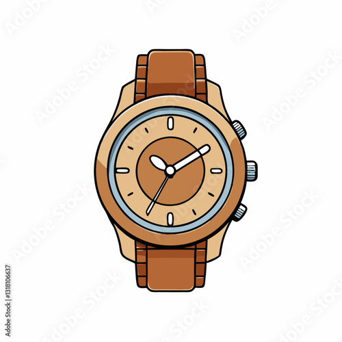 digital watch vector