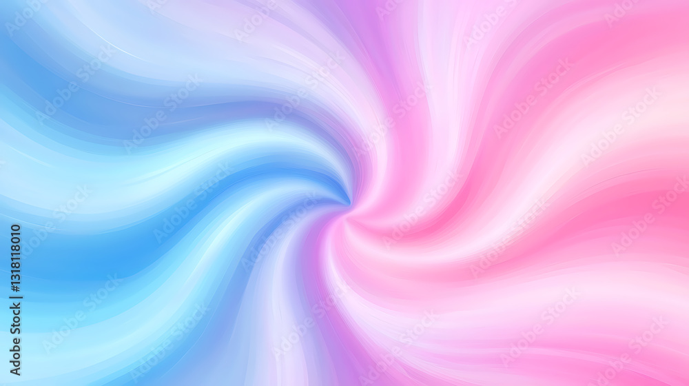 Obraz premium Swirling colorful abstract background digital art soft gradients creative space artistic perspective