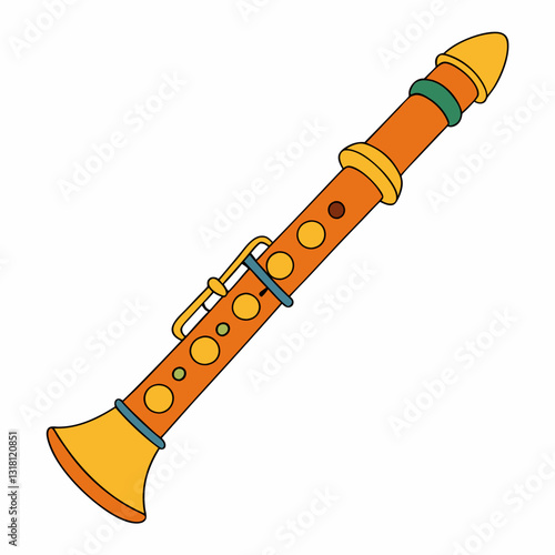 illustration of a clarinet
