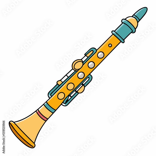 illustration of a clarinet