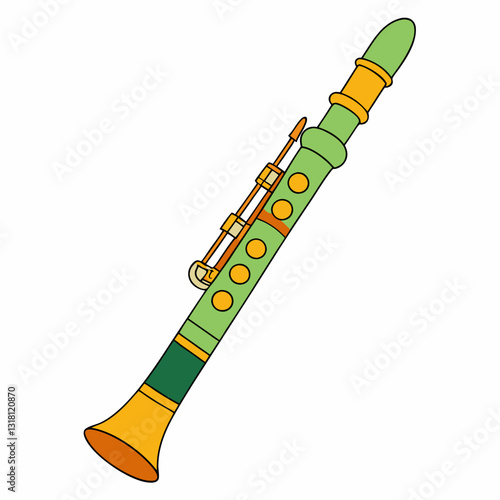 illustration of a clarinet