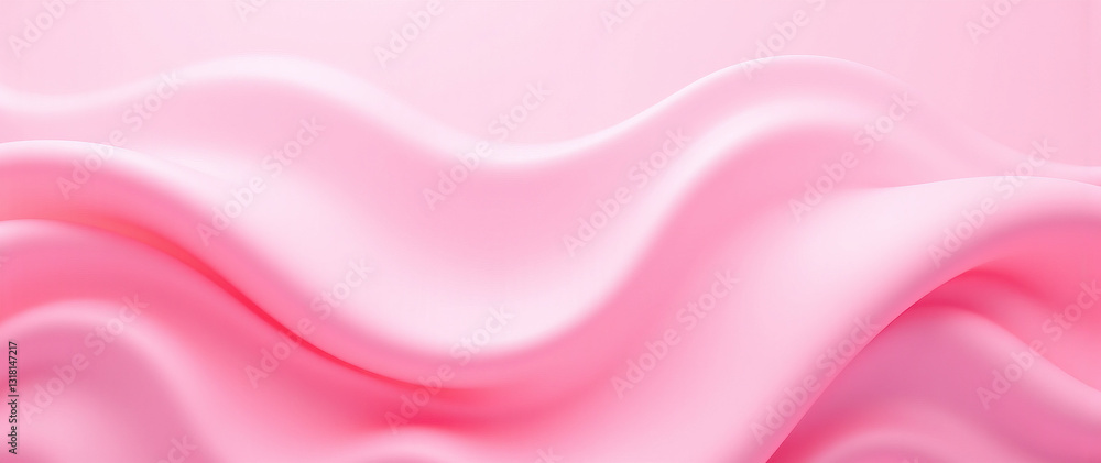 Pink Abstraction: Bright Gradients with Soft Flowing Wave Shapes Pink Abstraction: Bright Gradients with Soft Flowing Wave Shapes