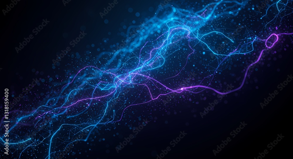 Luminous geometric patterns emerge from darkness, creating a mesmerizing network of glowing connections in an abstract technological landscape. Technology Network Background Luminous geometric patterns emerge from darkness, creating a mesmerizing network of glowing connections in an abstract technological landscape. Technology Network Background