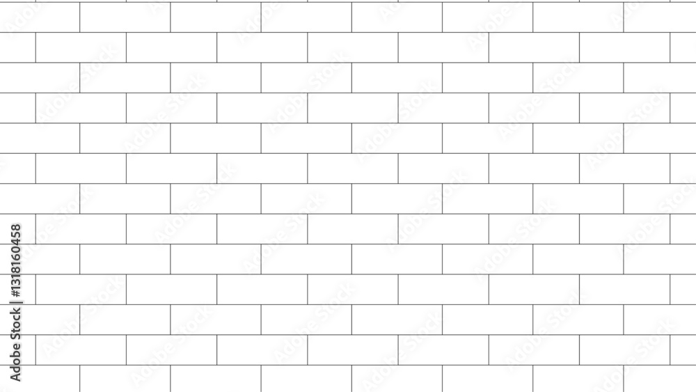 Fototapeta premium brick wall painted white, abstract background for inserting text, Background. Brick wall painted with white paint.