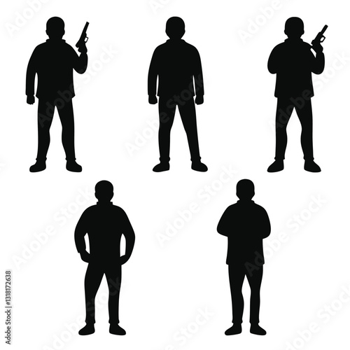 Espionage Agents and Fighters Dynamic Silhouette Collection