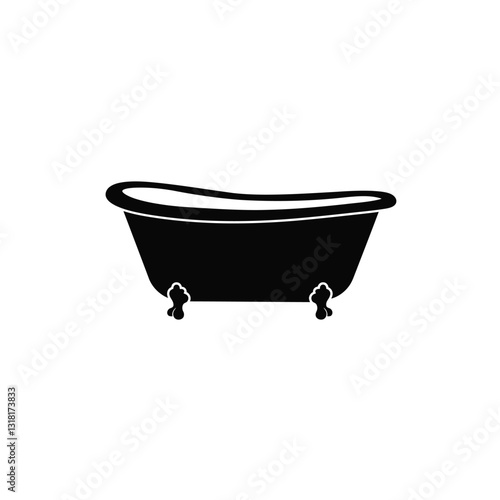 bath tub with foam