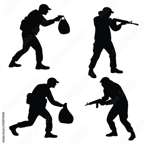 Shadow Operatives Stealth and Combat Silhouette Collection