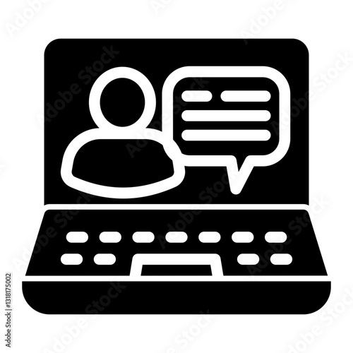 Teacher  Icon - Solid Style - Mentoring Themes