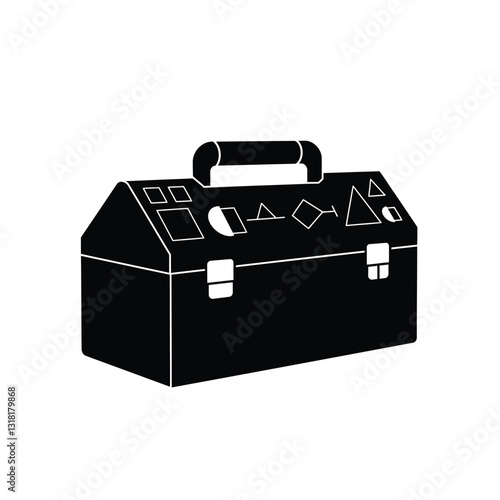 black box isolated on white