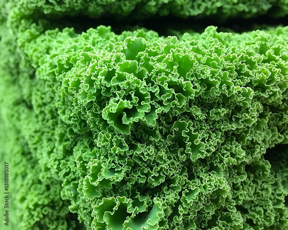 Fresh Kale Texture for Market Close-up. Fresh Kale Texture for Market Close-up.