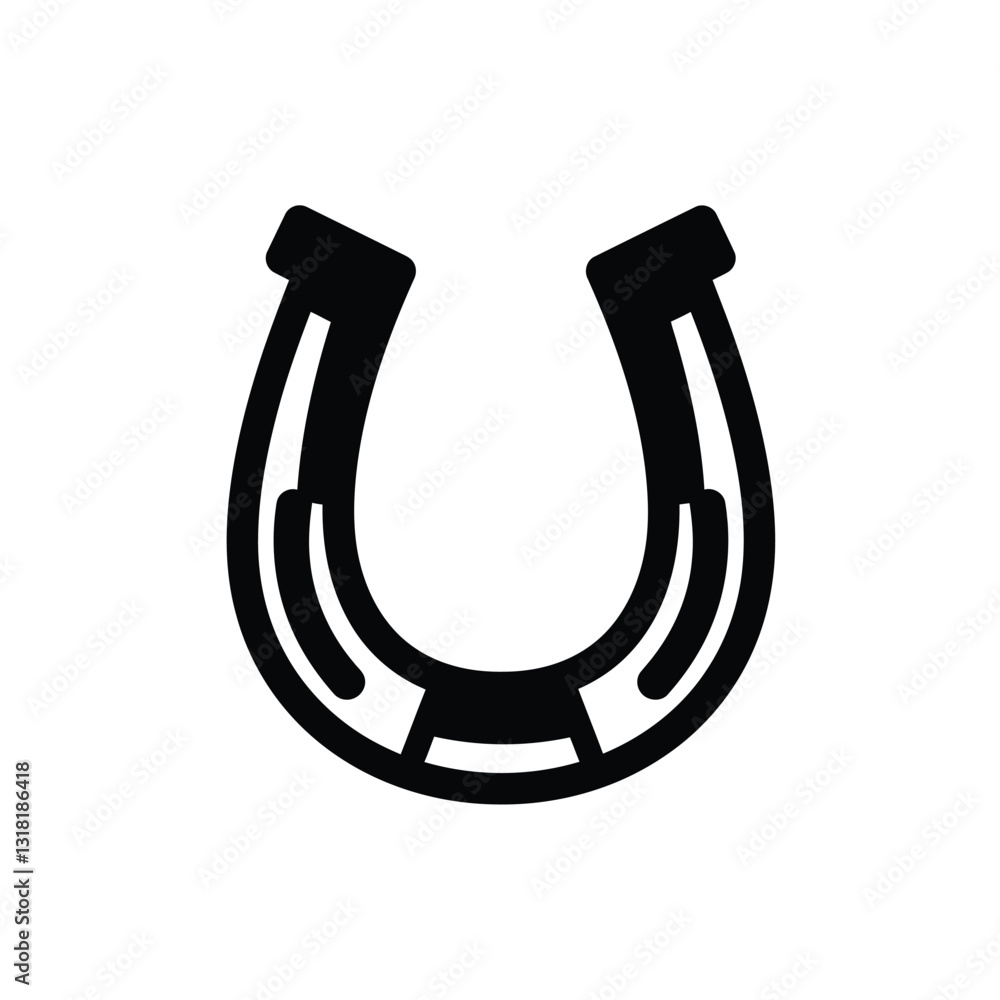 vector illustration of horseshoe vector illustration of horseshoe