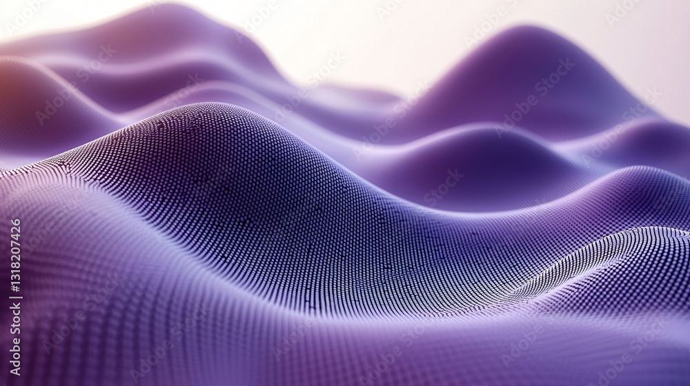 Abstract Purple Wave Forms Abstract Purple Wave Forms