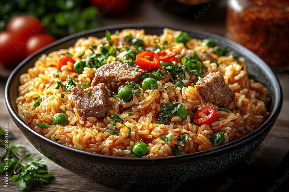 Rice Noodles with Spicy Beef Rice Noodles with Spicy Beef