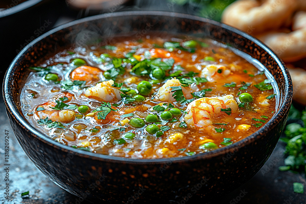 Seafood Hot and Sour Soup Seafood Hot and Sour Soup