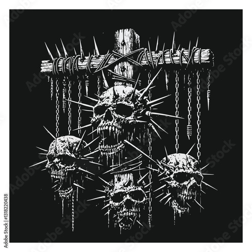 vector illustration of a christmas tree