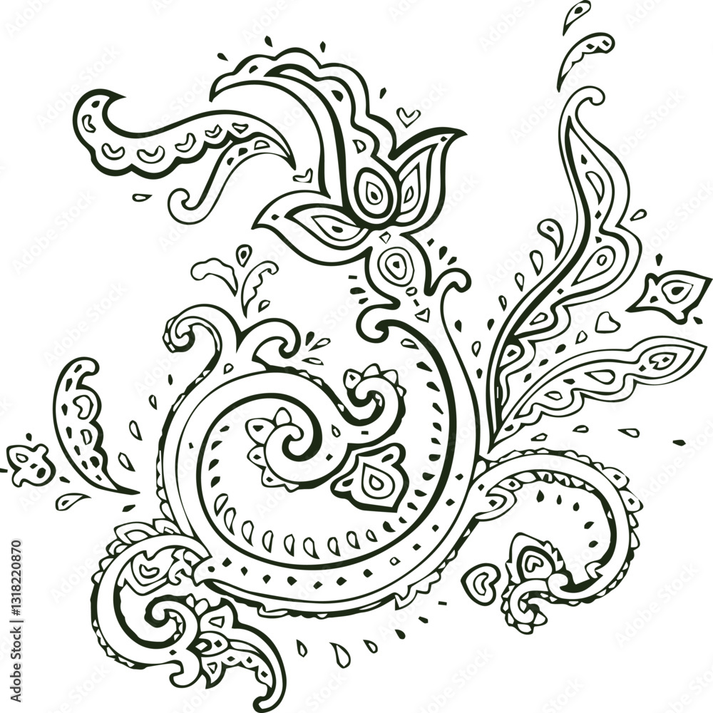 Beautiful flower art and mandala vector design Beautiful flower art and mandala vector design