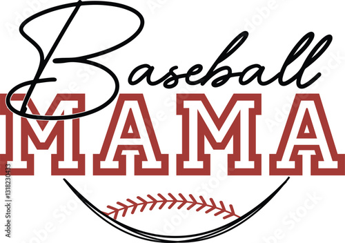 2025 Baseball mama svg best t shirts and illustration design. 