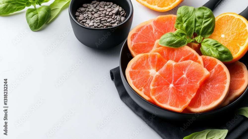 Fresh fruits and greens in vibrant presentation. Fresh fruits and greens in vibrant presentation.