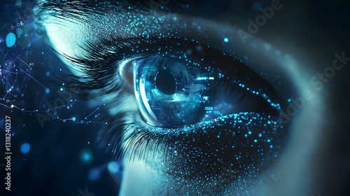 Business executive uses artificial intelligence
