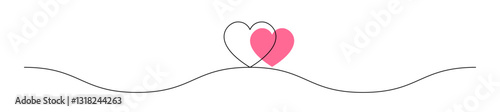 heart shape line, heart doodle art outline, scribble heart line hand drawn