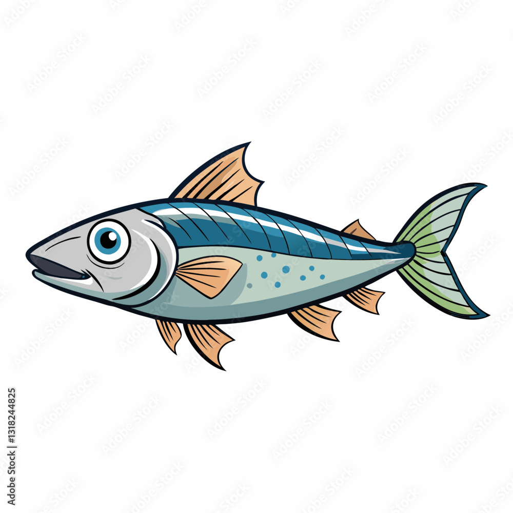 fish on a white background fish on a white background