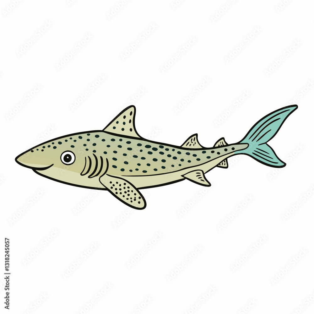 Fototapeta premium fish on white background