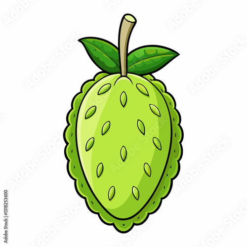 vector illustration of an apple