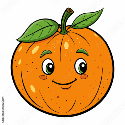 orange fruit character