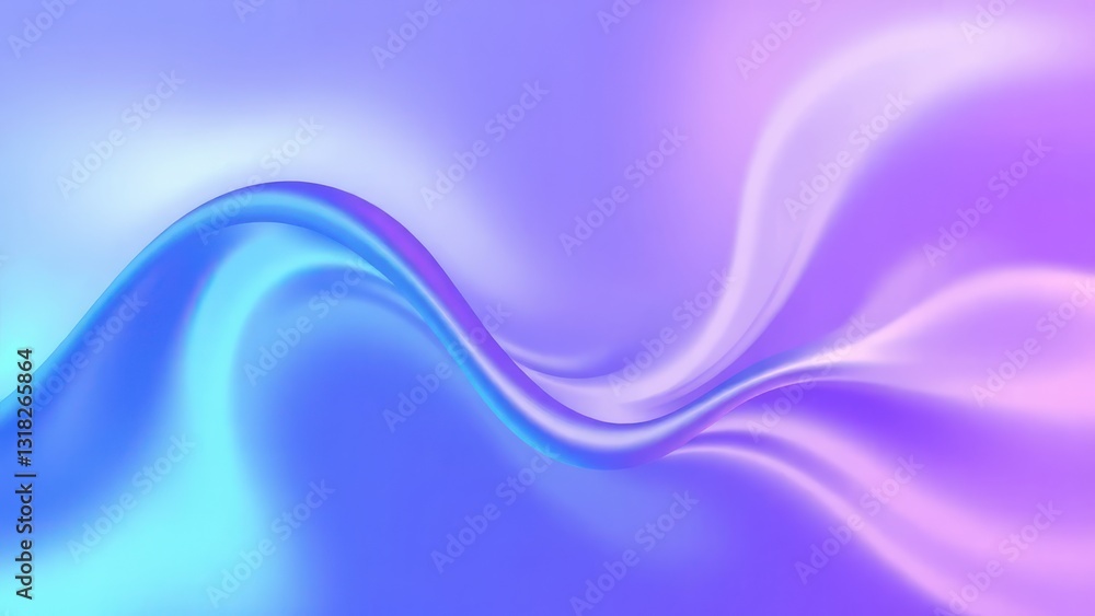 Fototapeta premium a close up of a purple and blue background with a wavy design,