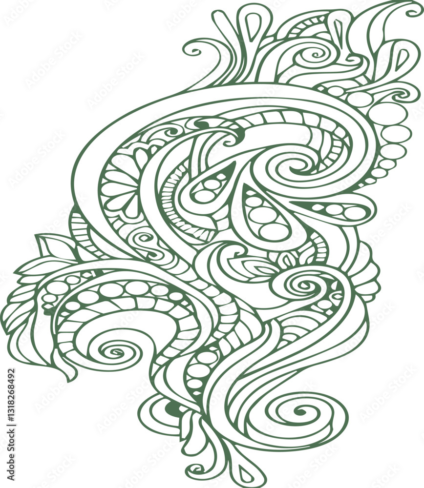 Beautiful flower art and mandala vector design Beautiful flower art and mandala vector design
