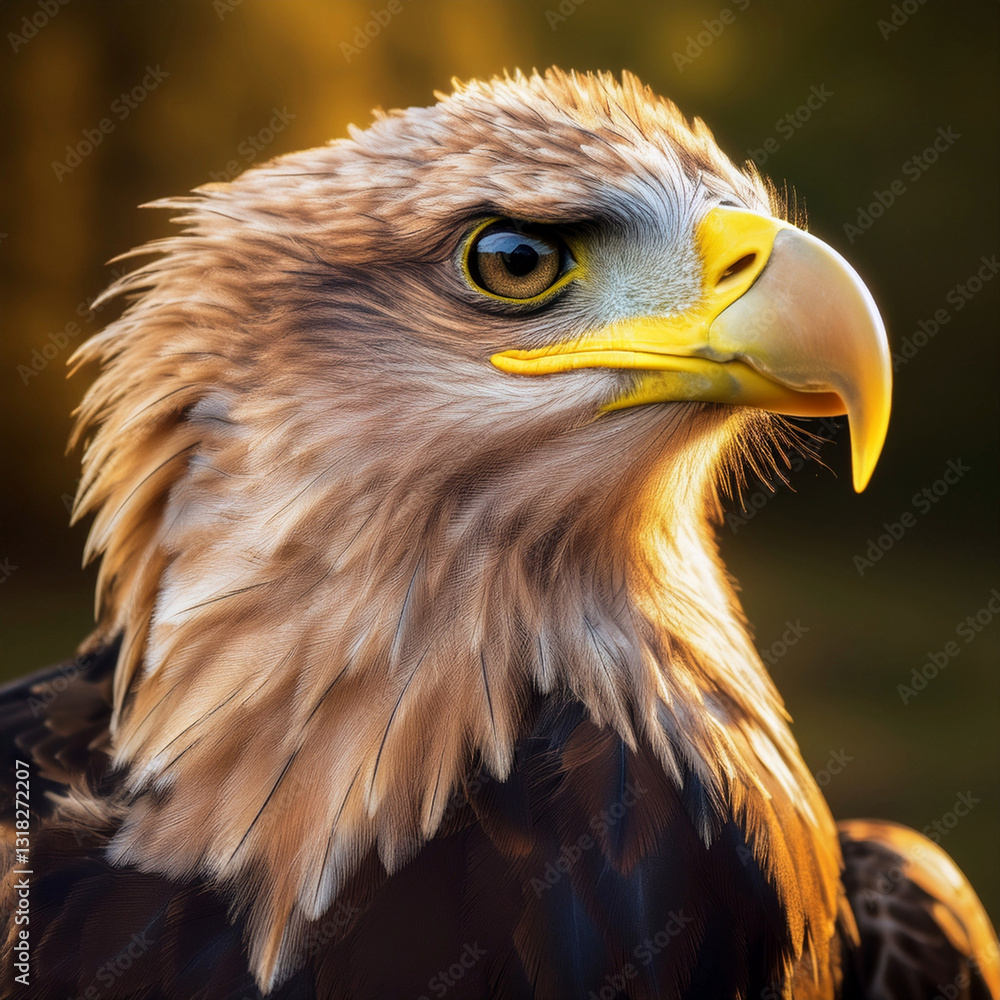 Obraz premium golden eagle portrait