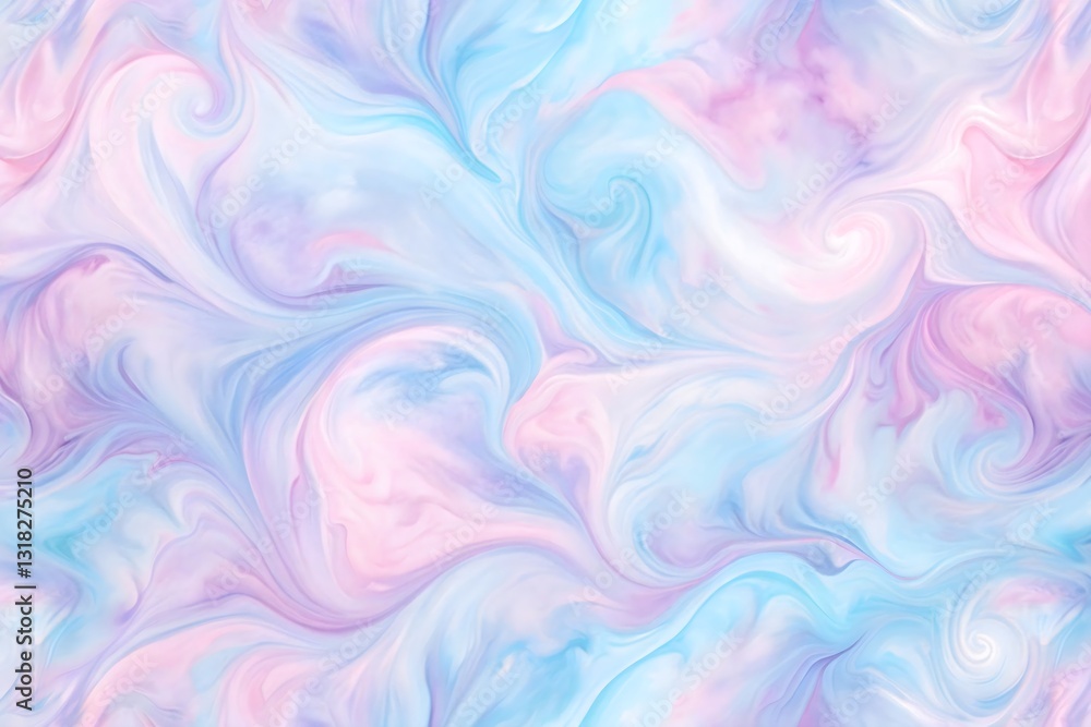 Obraz premium Dreamy Pastel Marble Texture - Abstract Fluid Art Background