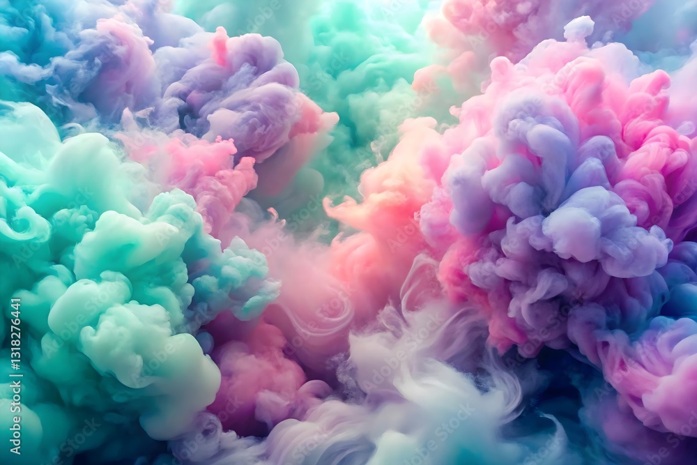 Obraz premium Dreamy Smoke Color Texture