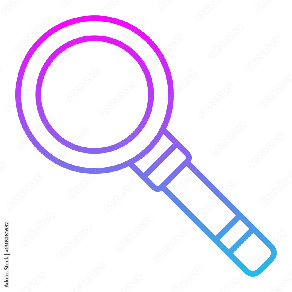 Magnifying glass Icon Magnifying glass Icon