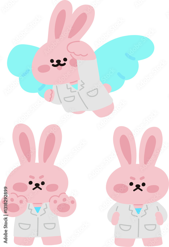 세계보건의날 동물 캐릭터 의사선생님 세계보건의날 동물 캐릭터 의사선생님