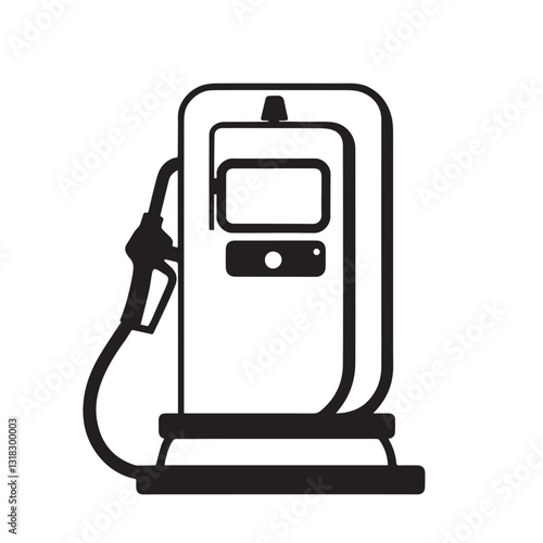 oil pump vector