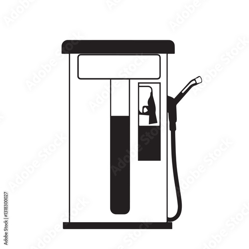 oil pump vector