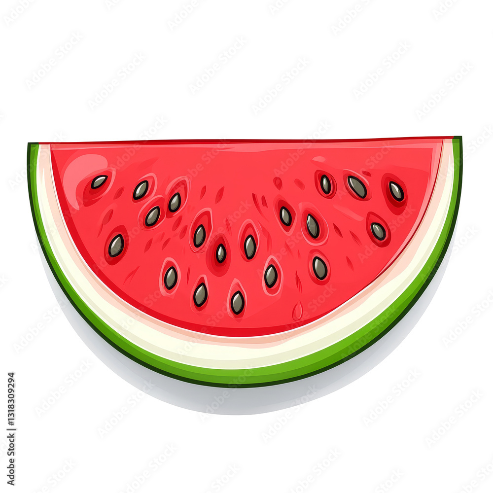 Fresh watermelon slice brightening up a transparent background for summer refreshment ideas and healthy snacks, watermelon fruit slice on transparent background Fresh watermelon slice brightening up a transparent background for summer refreshment ideas and healthy snacks, watermelon fruit slice on transparent background