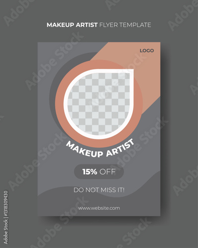 Makeup artist flyer design