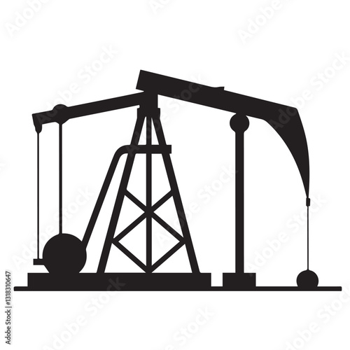 oil pump vector