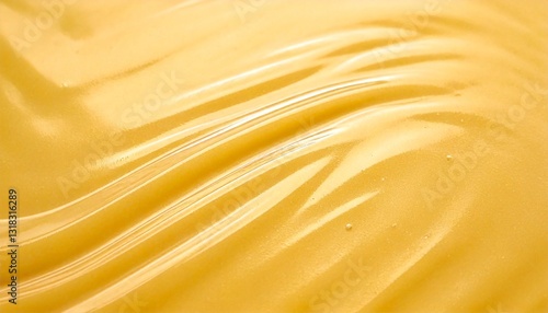 gold transparent gel cream texture material Cosmetics Beauty background material