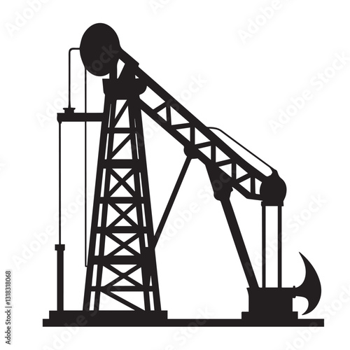 oil pump vector