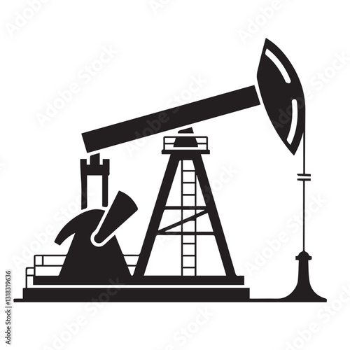oil pump vector