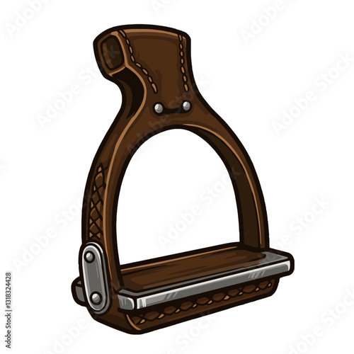 Vintage Leather Stirrup
